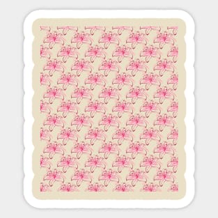 Flowers pattern Sticker